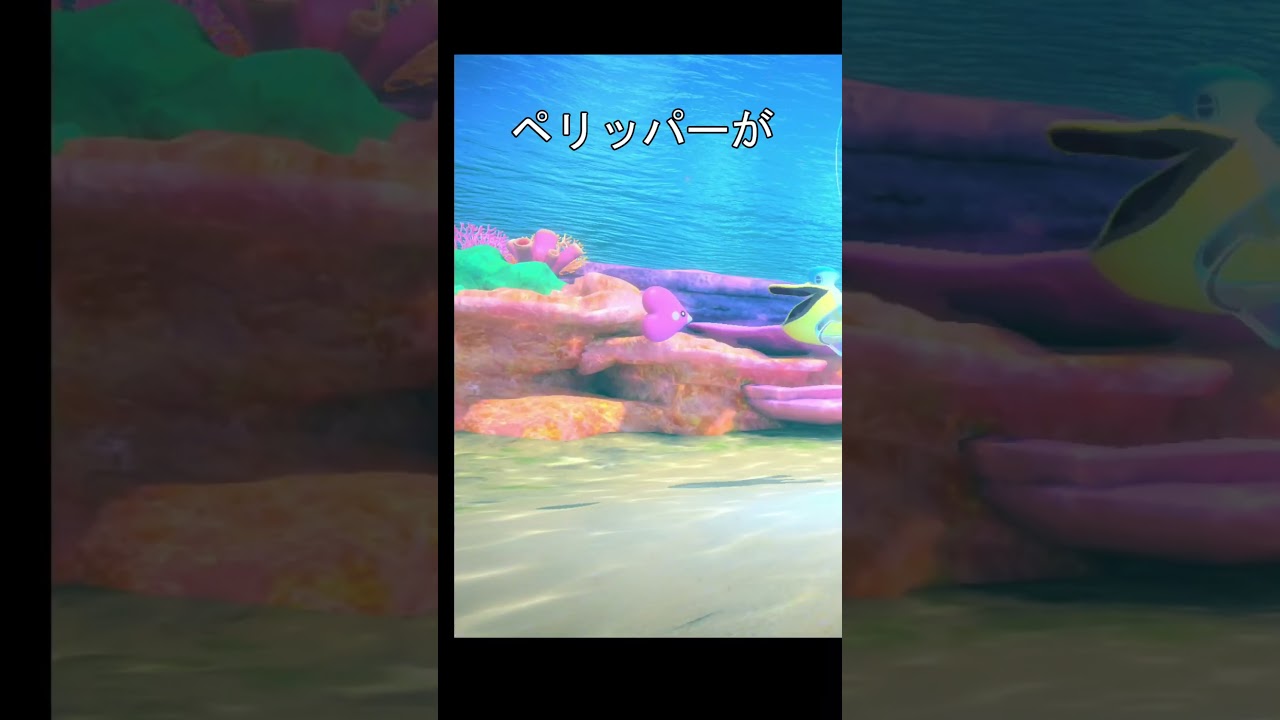 ペリッパー VS ラブカス　#ポケモン #ポケモンスナップ #ペリッパー #ラブカス