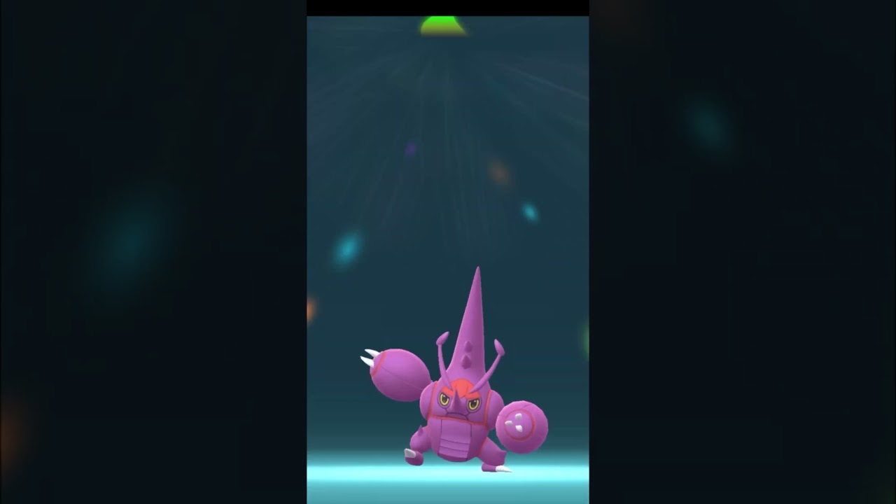色違いのヘラクロスをメガ進化させてみた！　#ポケモンGO #色違い #メガ進化