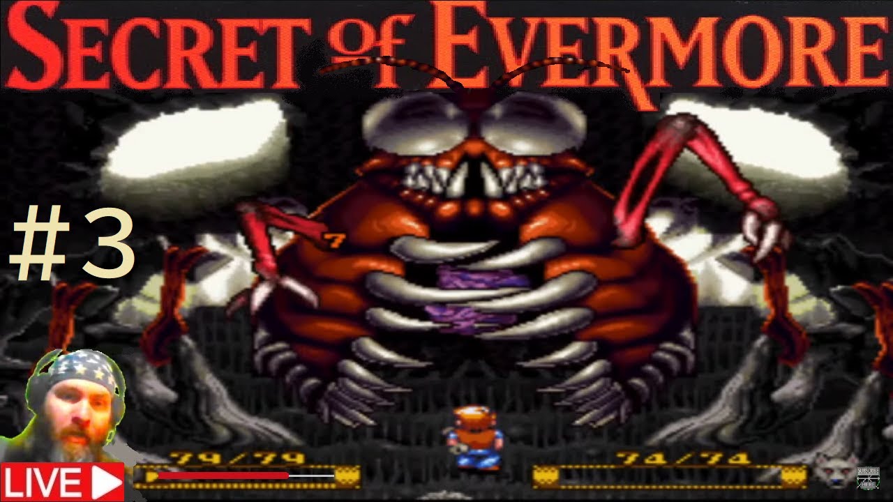 Secret of Evermore (part3) livestream