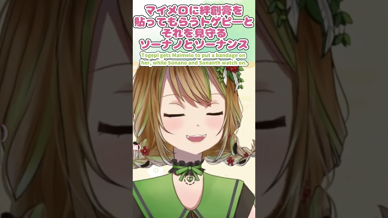 【Vtuberモノマネ】もしも「マイメロに絆創膏を貼ってもらうトゲピ―とそれを見守るソーナノとソーナンス」がいたら #vtuber