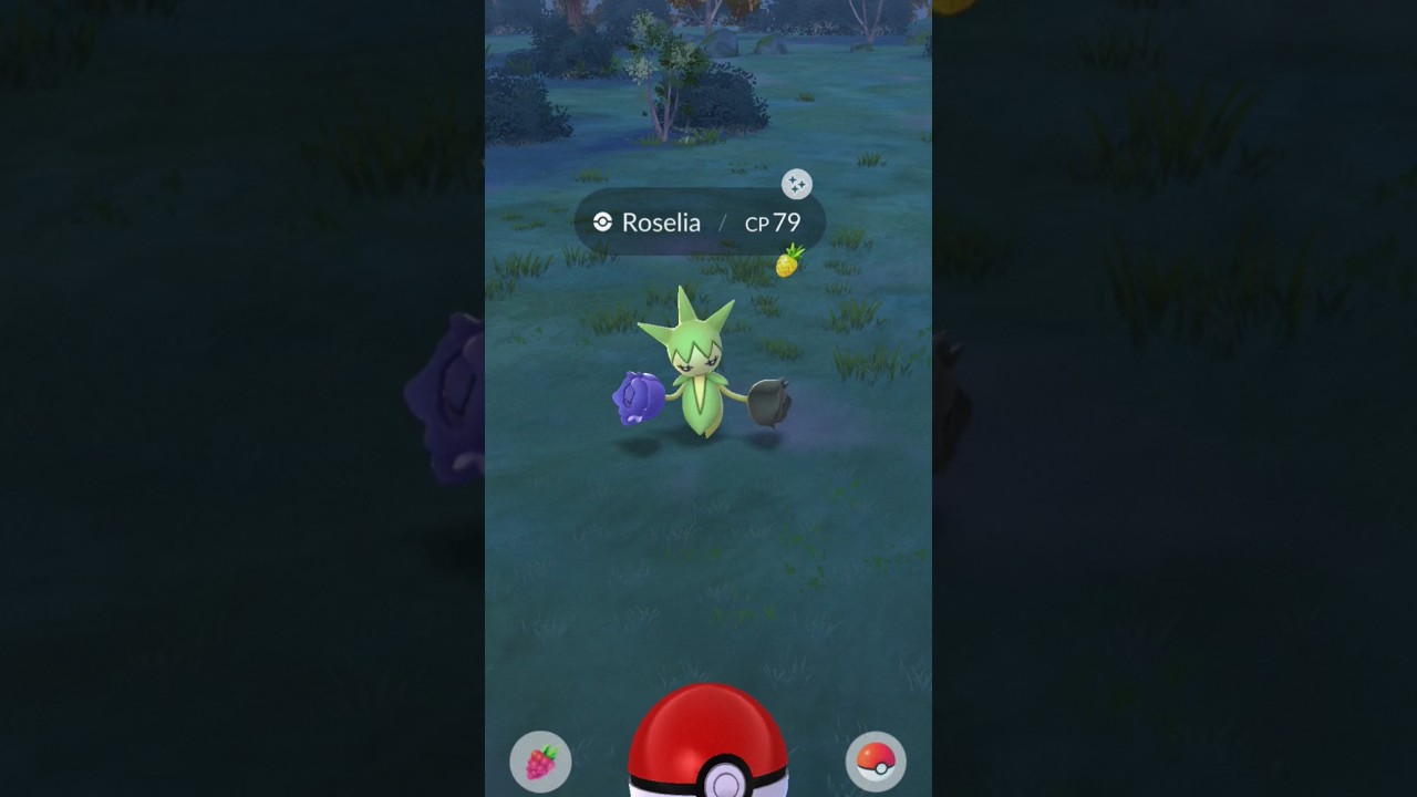 Shiny Roselia The🌹Rose ✨Pokemon #shiny #pokemon #pokemongo #shorts #pokepro