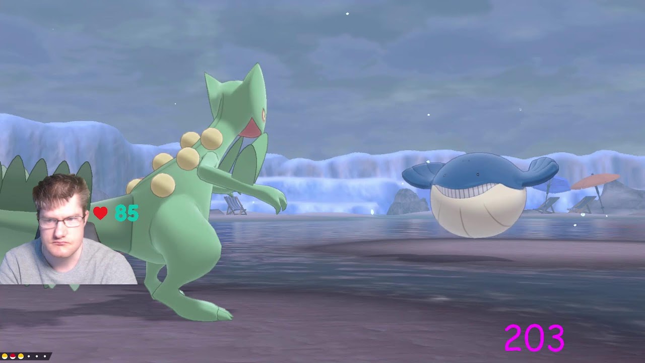 Pokemon Shield Wailmer Shiny Hunt Wild Encounter Attempt