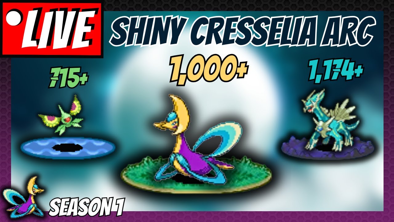 15/01/25 - LIVE shiny hunting for Cresselia, Dialga & Masquerain! [SEASON 1]