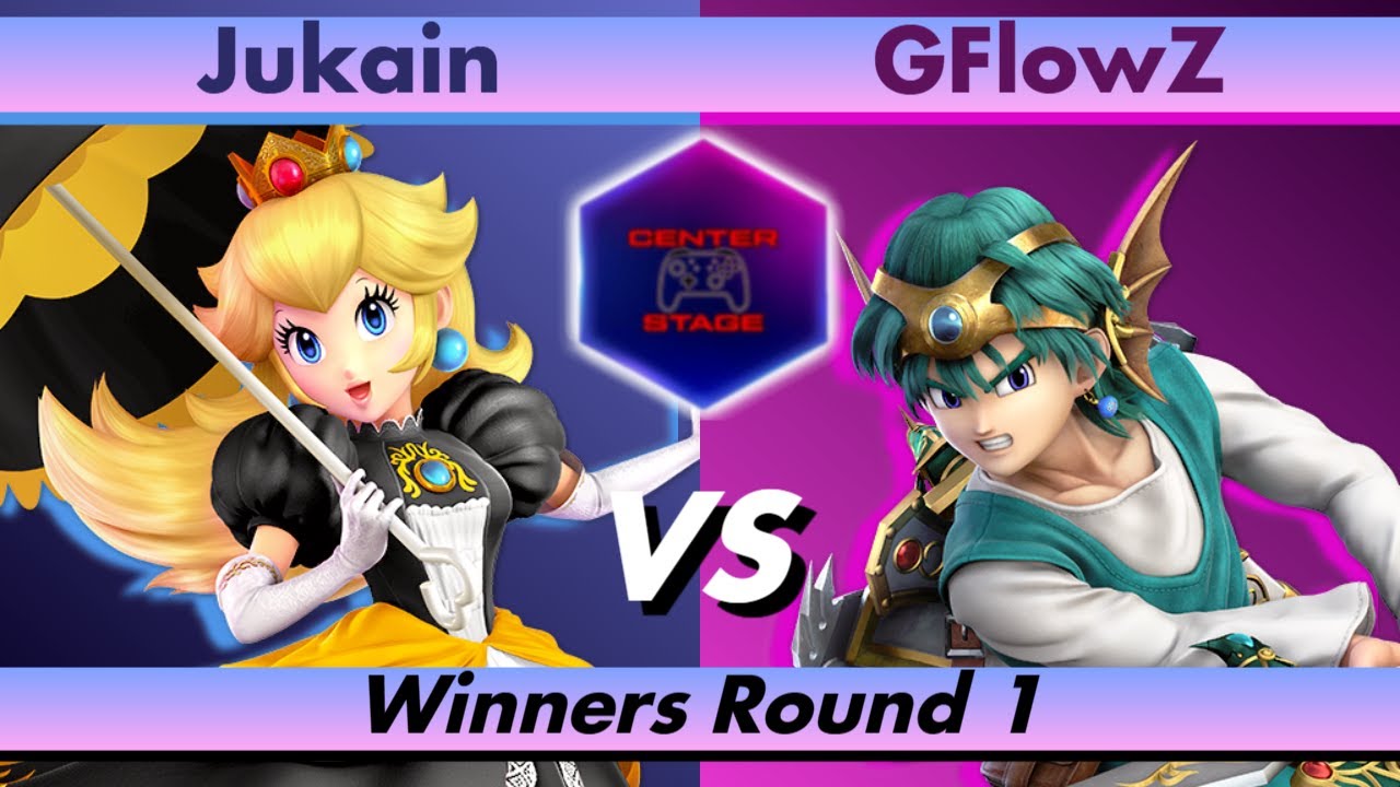 Center Stage #73 - Jukain (Peach) vs GFlowZ (Hero) - Super Smash Bros Ultimate SSBU