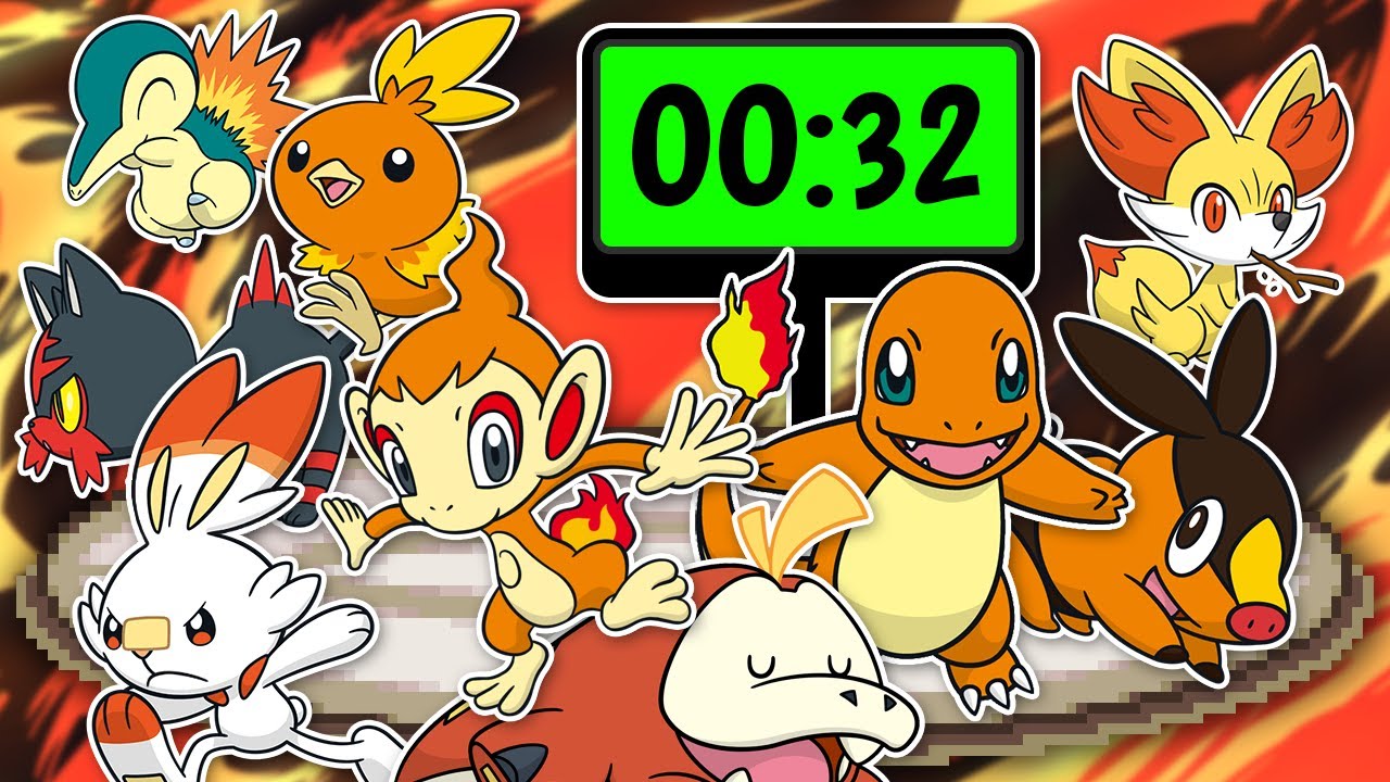 Which Fire Type Starter Survives the Longest?
