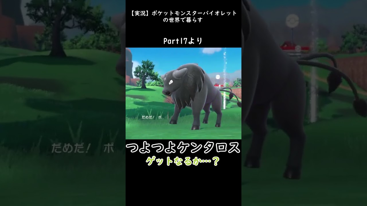 このケンタロス超強いんですけど #ポケットモンスターバイオレット #ポケモン実況 #ゲーム実況 #Shorts