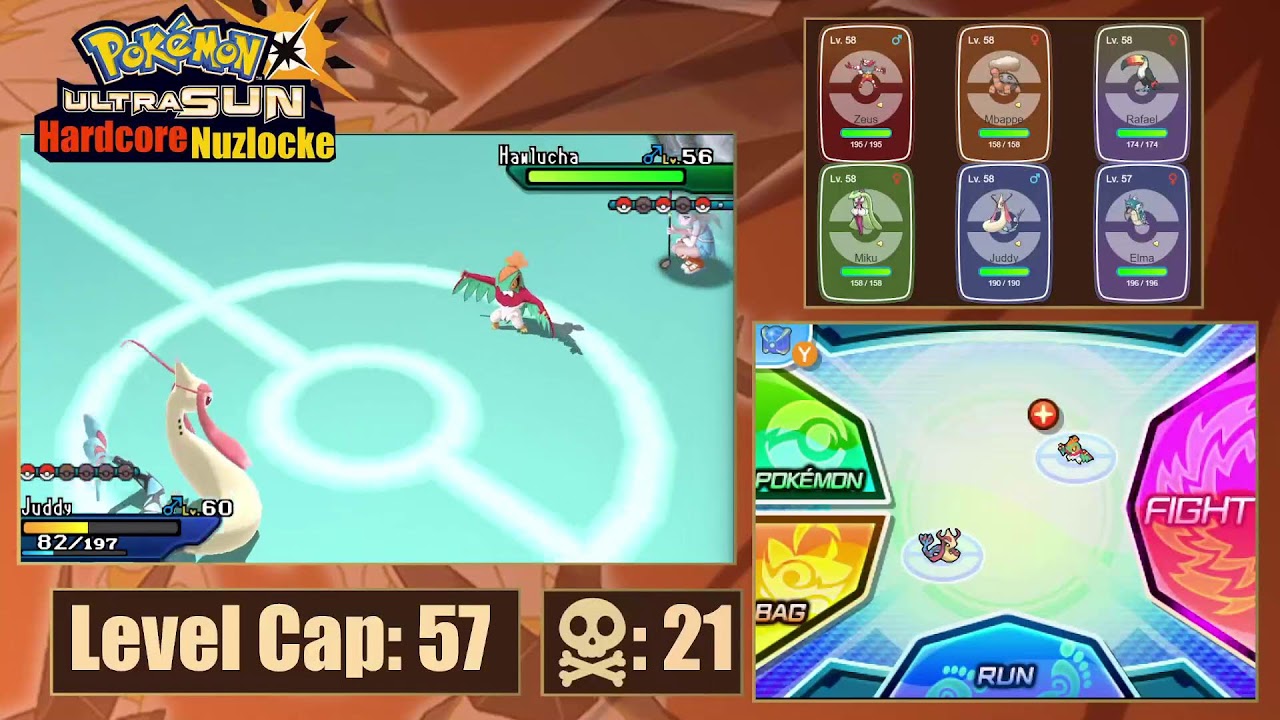 LIGA POKEMON!!!!!!! Pokémon Ultra Sol HARDCORE NUZLOCKE (Día 22)|Simp de Hades