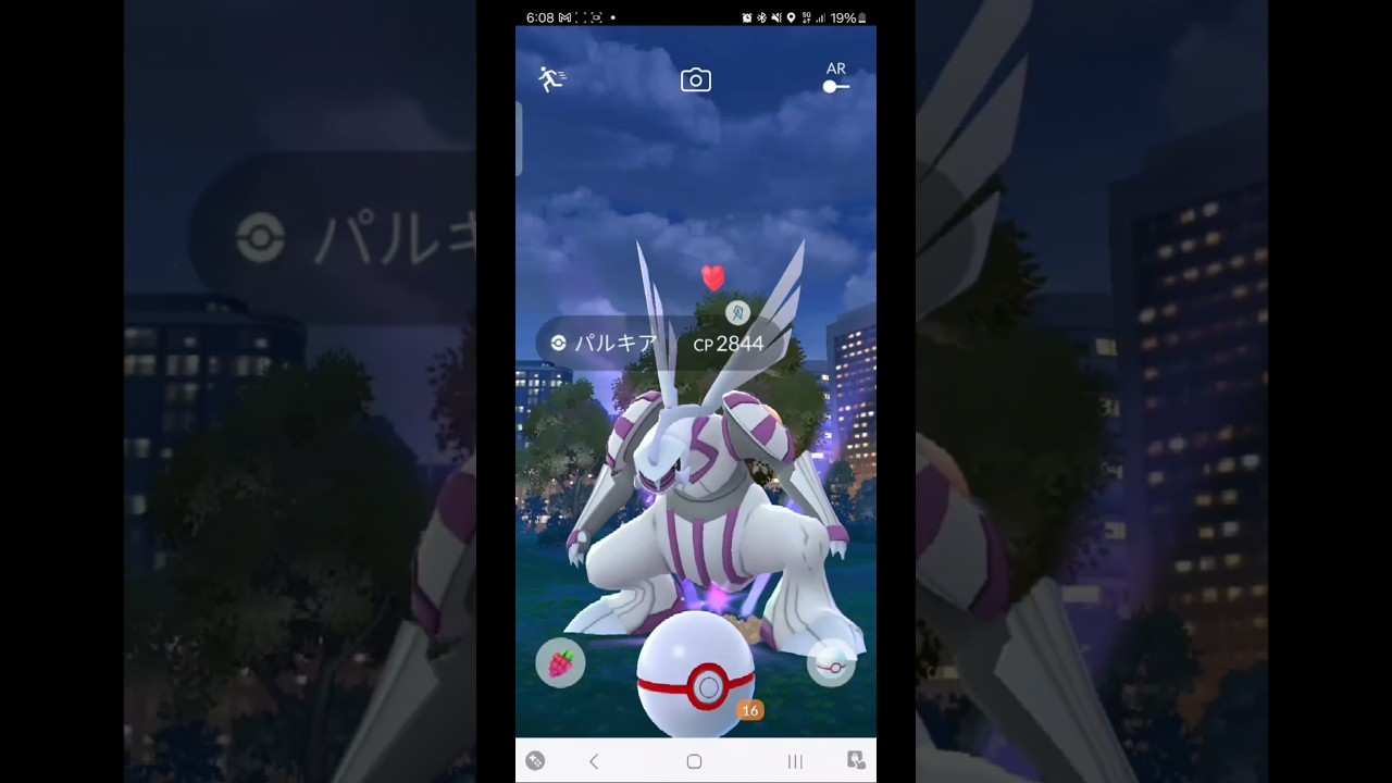 ポケモンGO　今日はあと一歩の日　ワンリキー　チラーミィ　パルキア