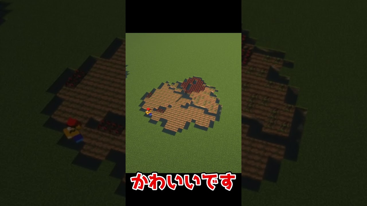 畑でフシギソウを作ってみたが録画バグで冒頭の挨拶は無しにして神視点のみの映像となってしまったし植える種を間違えて思った色にはならなかったがかわいいのでヨシ。リスナー共が優しくて助かる #マイクラ