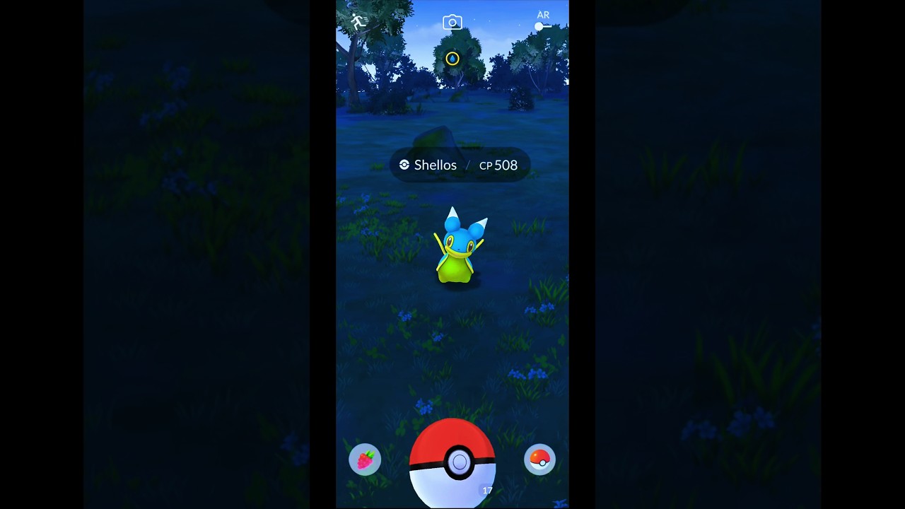 Today I Caught Shellos in Pokemon GO Indonesia #Shorts #Shellos #PokemonGO