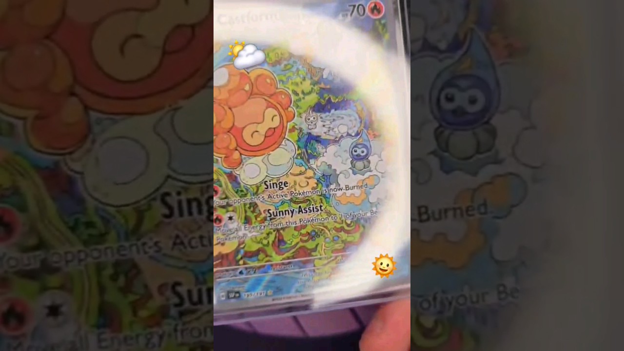 Castform! 🌞🥰 love this illustration rare! #pokémontcg #cardshop #pokemoncards