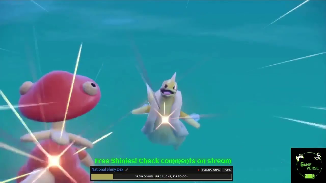 Highlight: Catching Shiny Floatzel #nintendoswitch #shinypokemon #gaming #fyp #shinyhunting #pokemon