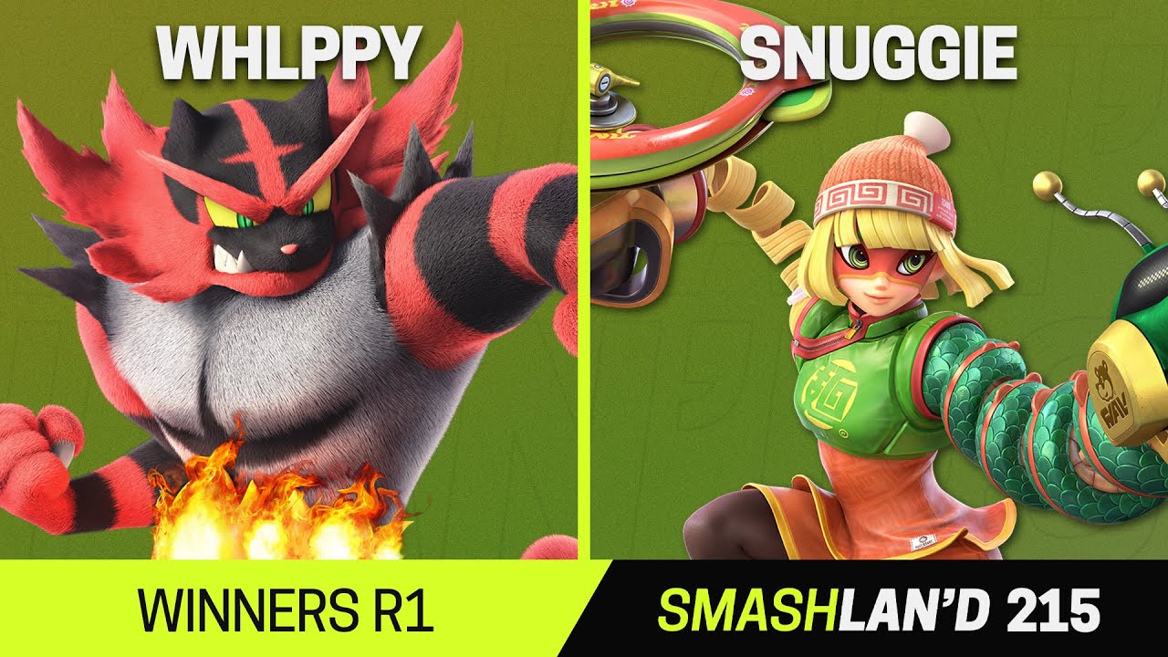 SmashLAN'd 215 Winners R1 - Whlppy (Incineroar) vs Snuggie (Min Min) - SSBU Tournament