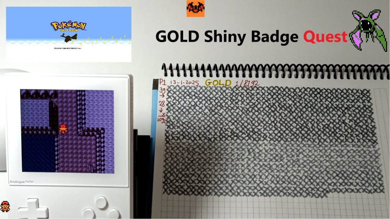 Live Shiny hunting Pokemon Gold SBQ