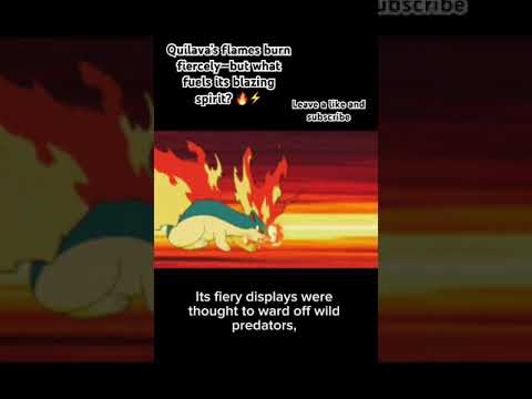 Quilava’s flames burn fiercely—but what fuels its blazing spirit? 🔥⚡ #pokemon