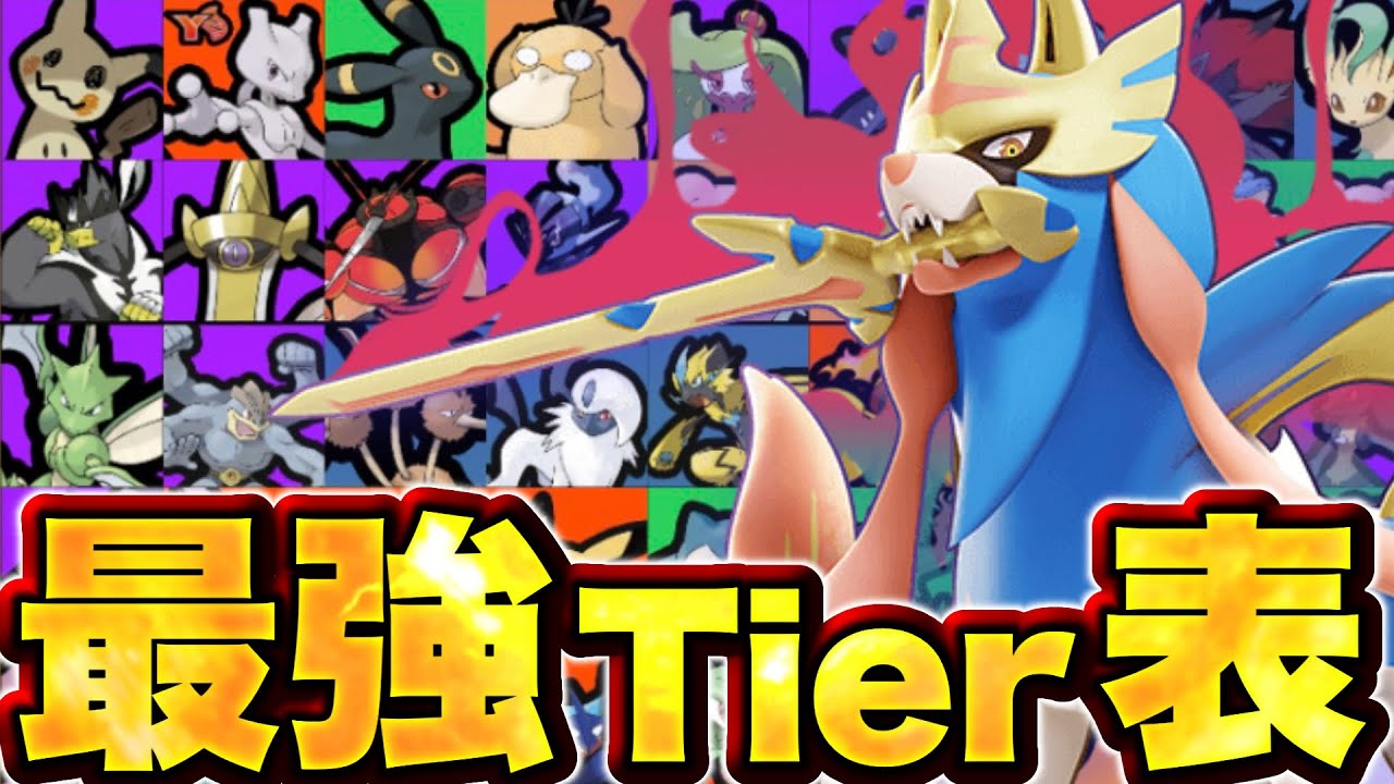 【新環境Tier表】ザシアン強化後の最強キャラランキング！ガラルギャロップでどうなる？【ポケモンユナイト】
