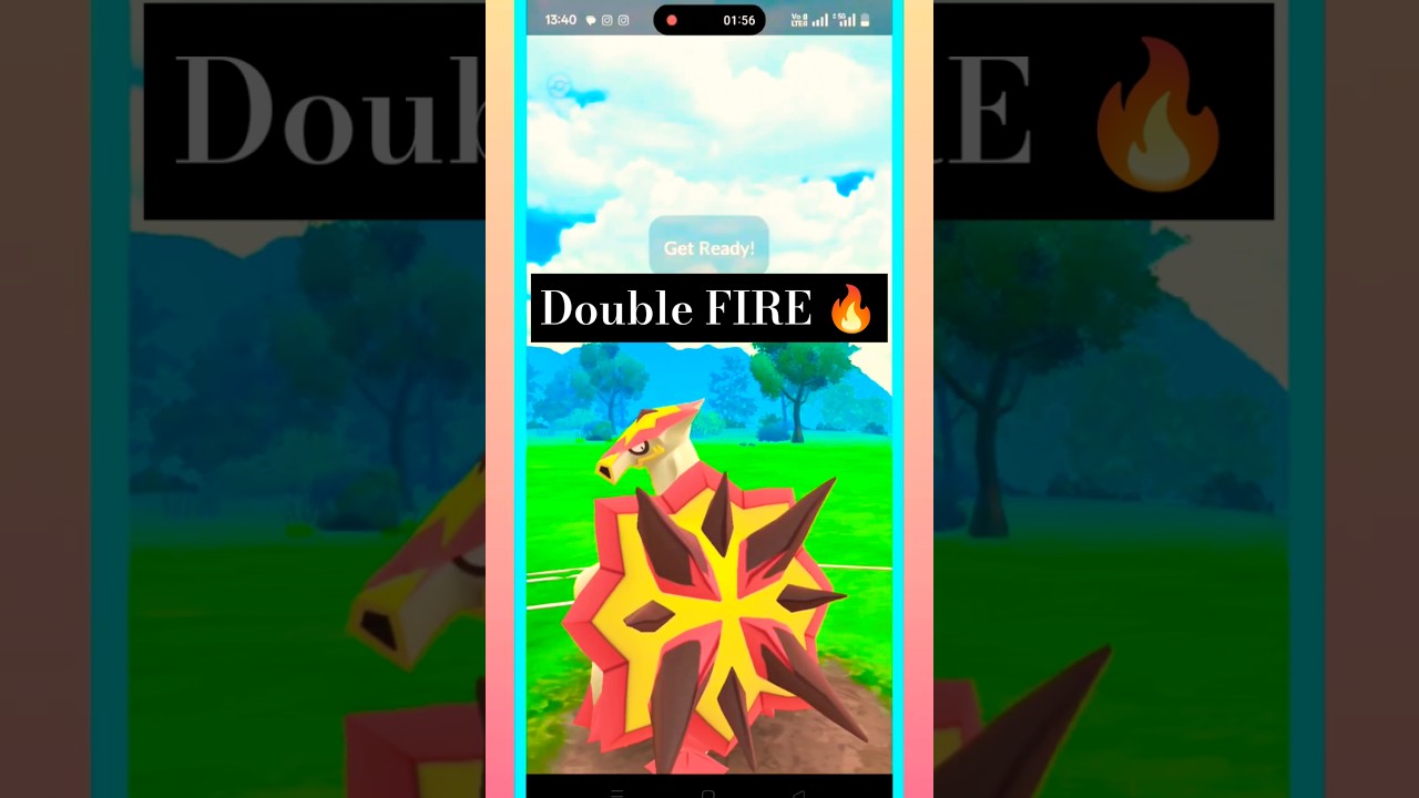 Leavanny 🌿 Turtonator 🔥 Typhlosion 🔥 @pokemongo #shorts #ytshorts #battleleague