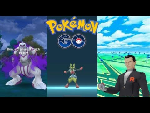 Shiny Mega Lucario solos Giovanni to get shadow Palkia