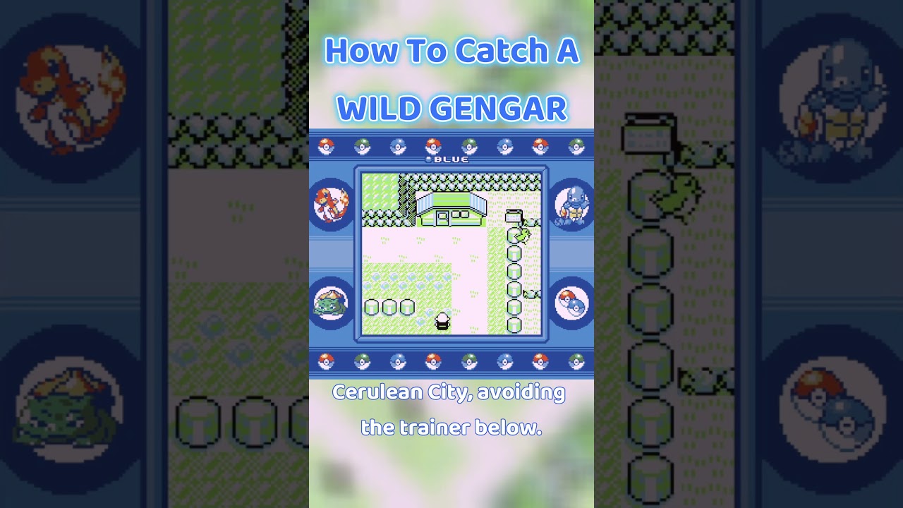 HOW TO CATCH A WILD GENGAR In Pokemon Red and Blue
