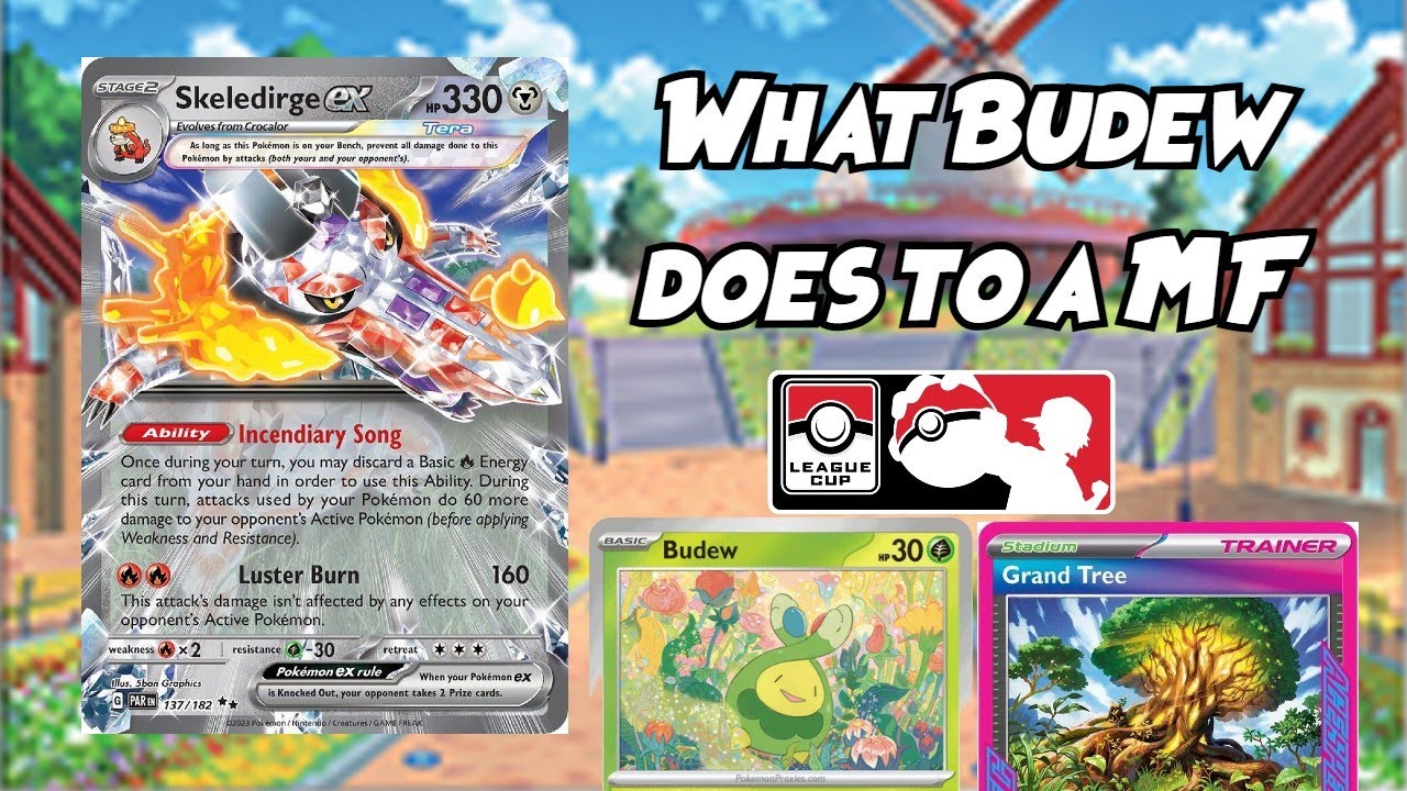 Using Skeledirge ex to turn Budew into a menace