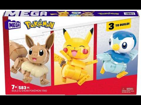MEGA EEVEE-PIKACHU-PIPLUP / MEGA CONSTRUX HNT94-03 / Lego Pokemon