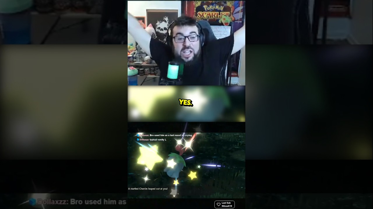 Shiny Cherrim from Trees in PLA #pokemon