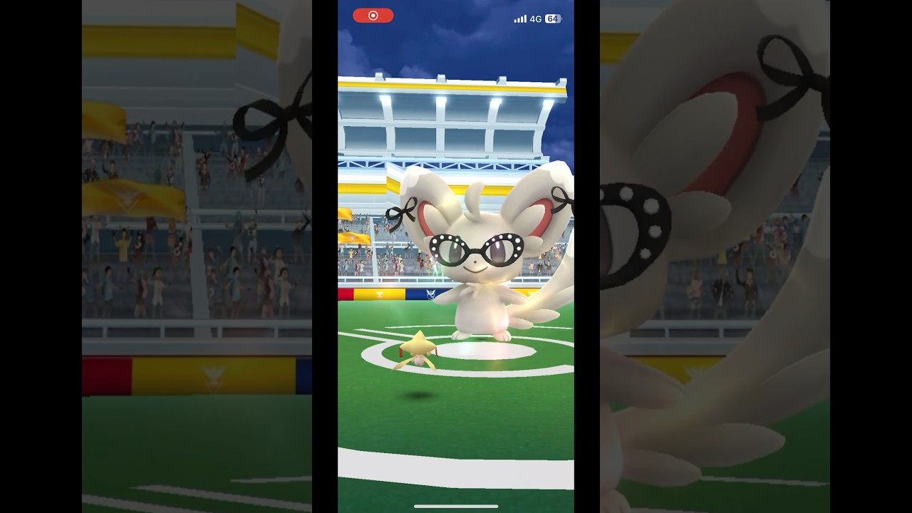 ポケモンgo 着飾ったチラーミィレイドバトル戦　着飾ったチラーミィゲットチャレンジ　着飾ったチラチーノ　ファッションウィークイベント#pokemongo