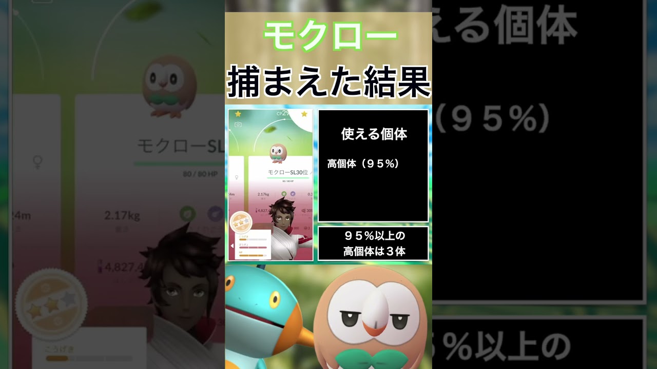 【ポケモンGO】田舎でモクローのスポットライトアワーをやった結果 #shorts #pokemon #ポケモンgo