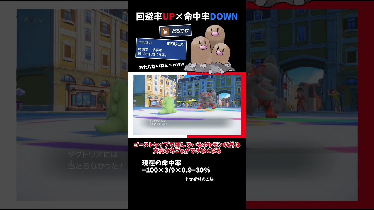 【ポケモンSV】技があたらない！？「どろかけ」採用のダグトリオが害悪を極める！【ゆっくり実況】