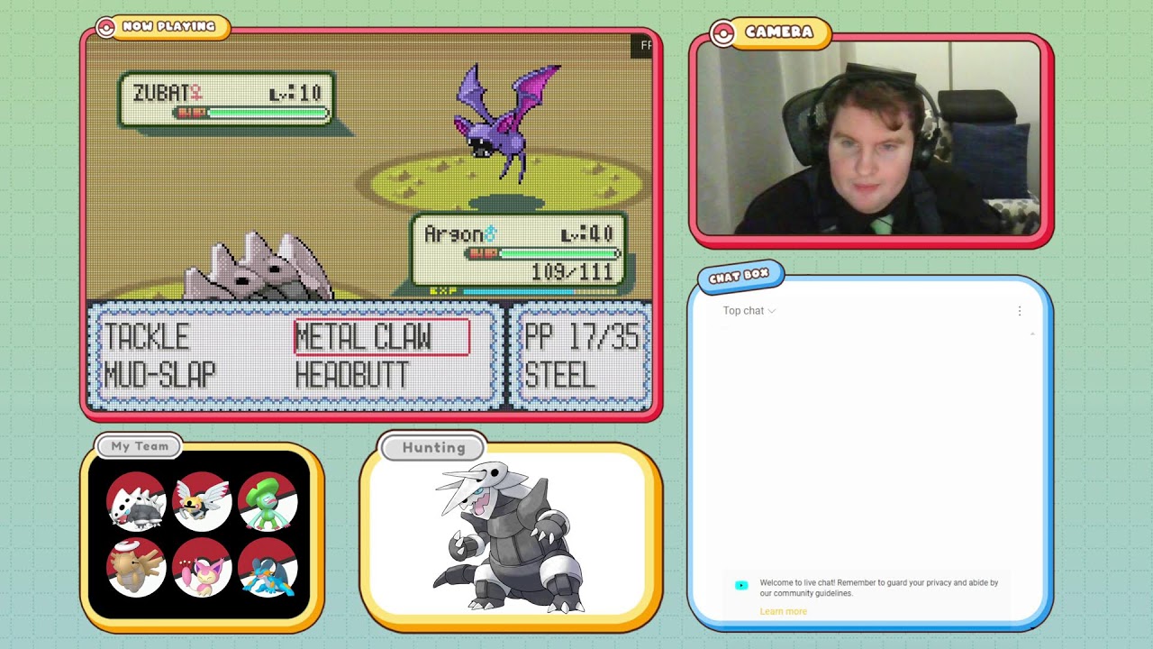 Playing Pokémon Sapphire until I Get Aggron