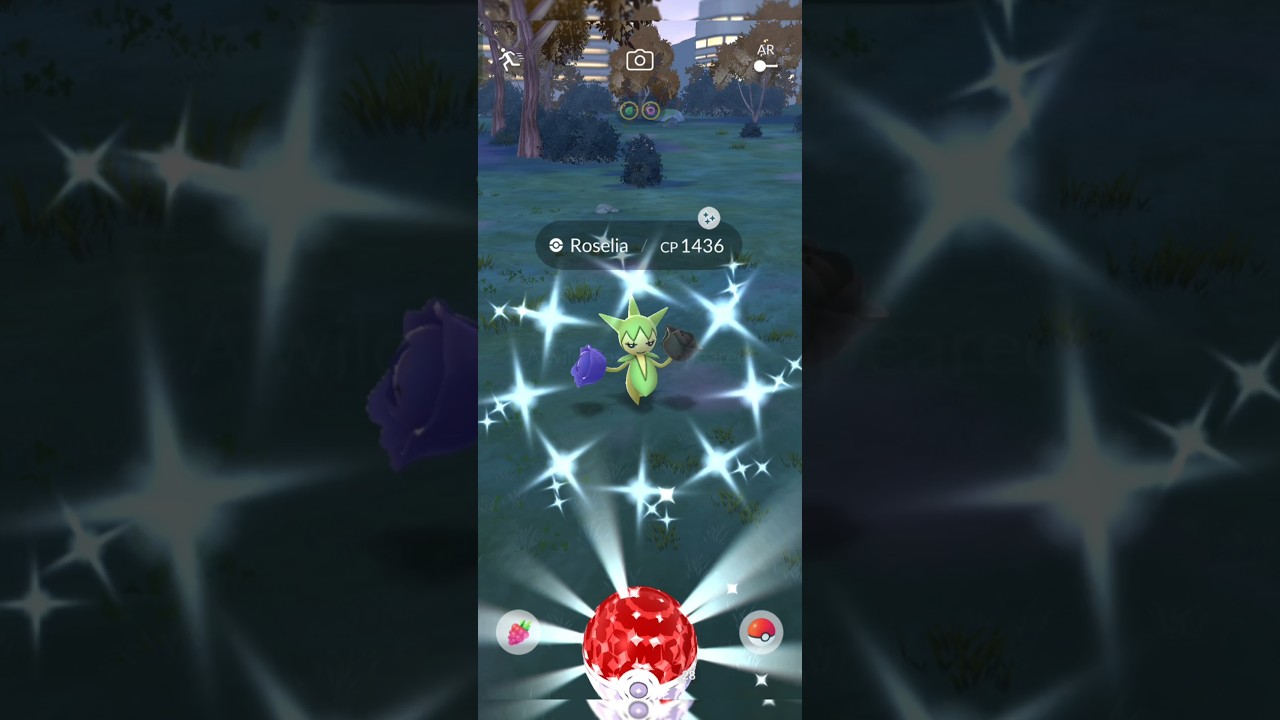 🤯 Finally Got Shundo ✨ Shiny Roselia In Spotlight Hours Pokemon Go! #pokmongo #pokemon #ポケモンgo
