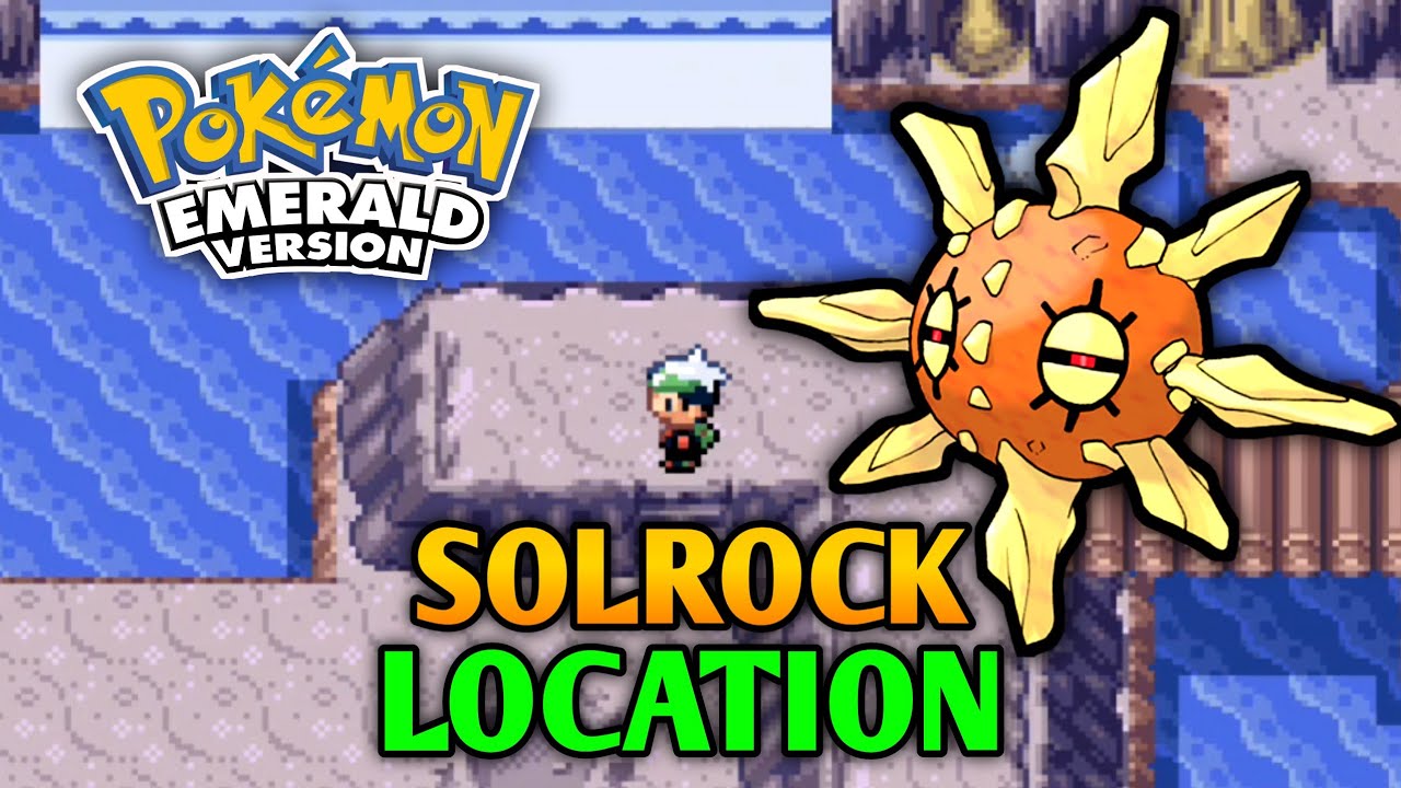 How To Catch Solrock In Pokemon Emerald - Solrock Location
