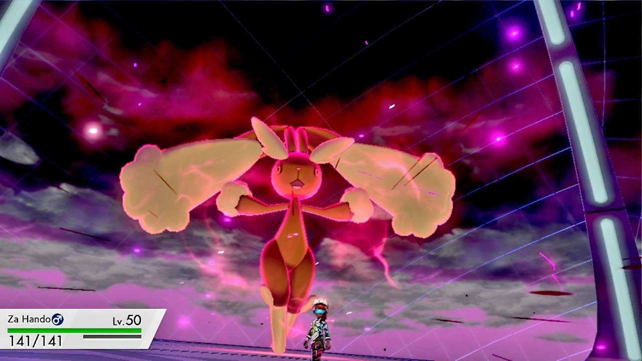 Lopunny OBLITERATES Gmax Charizard and Leon's team Pokémon Sword and Shield Battle Tower #charizard