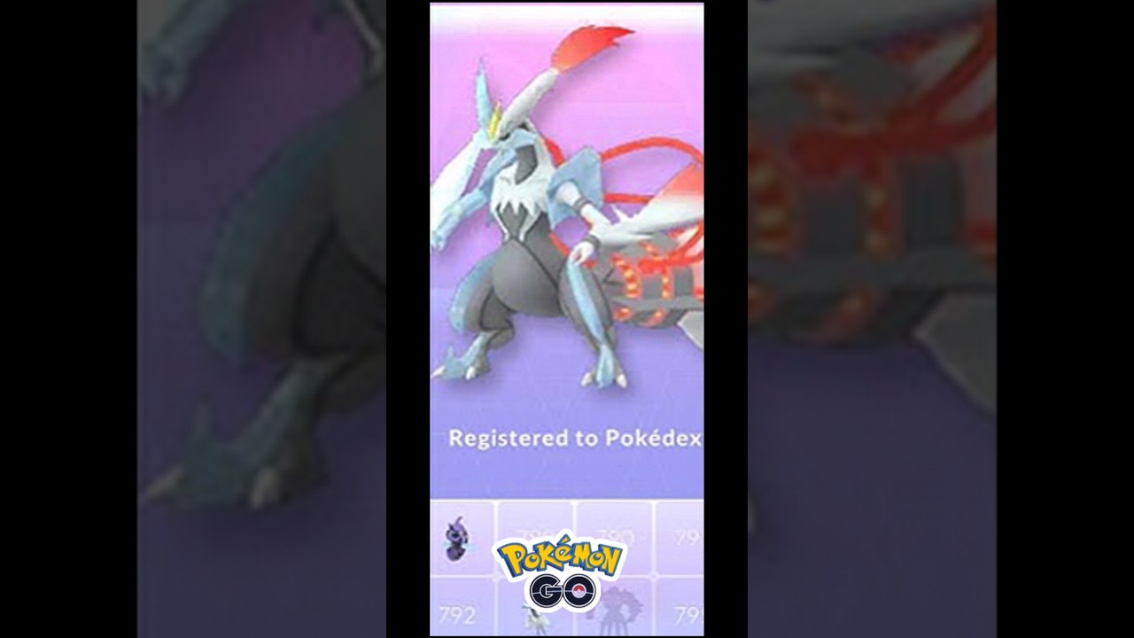 Separating Fusion of black kyurem Fron Zekrom in #shorts #pokemongo