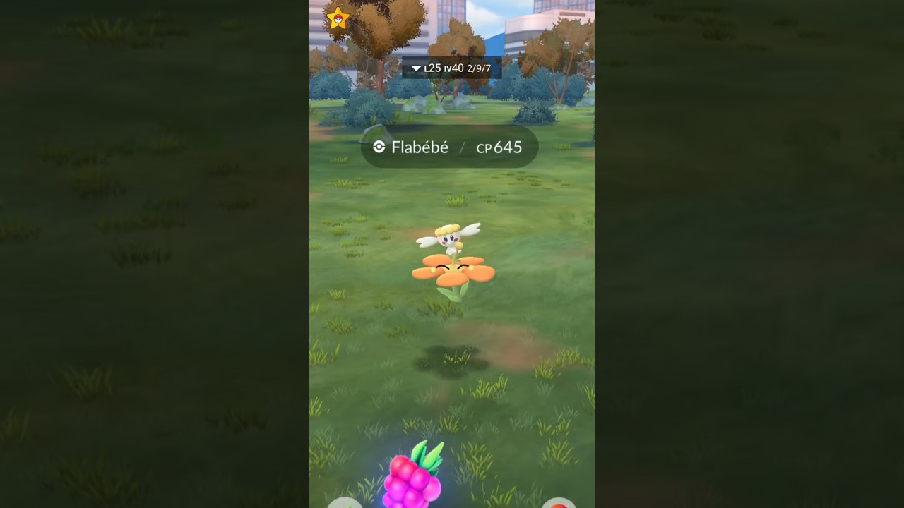 Oh my god... Flabebe it's cutie #pokemongo #newshiny #pokemon #pokemonlangka #shiny #newshinypokemon