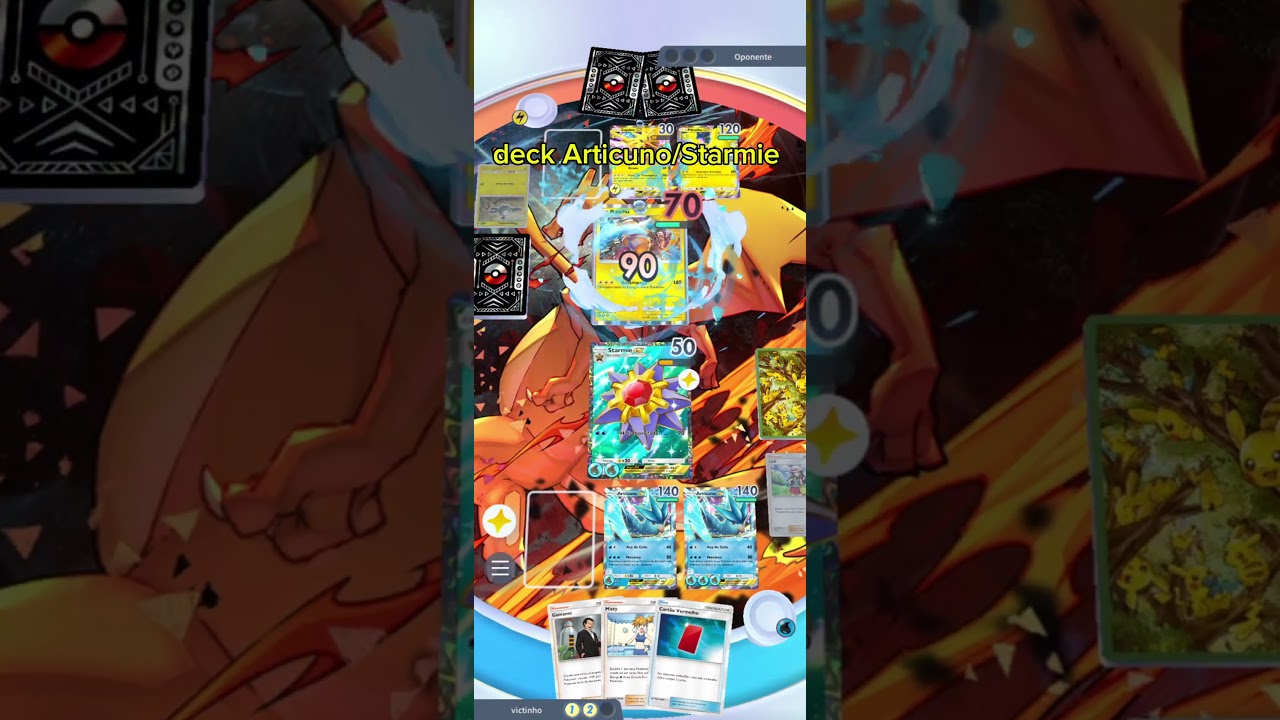 Deck ArticunoEX/StarmieEX #pokemon #pokemontcgp #pokemontcgonline #pokemoncards