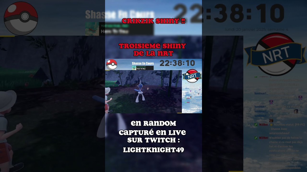 Crikzik Random (Jour 3 De La NRT) #pokemon #crikzik #paldea #nrt