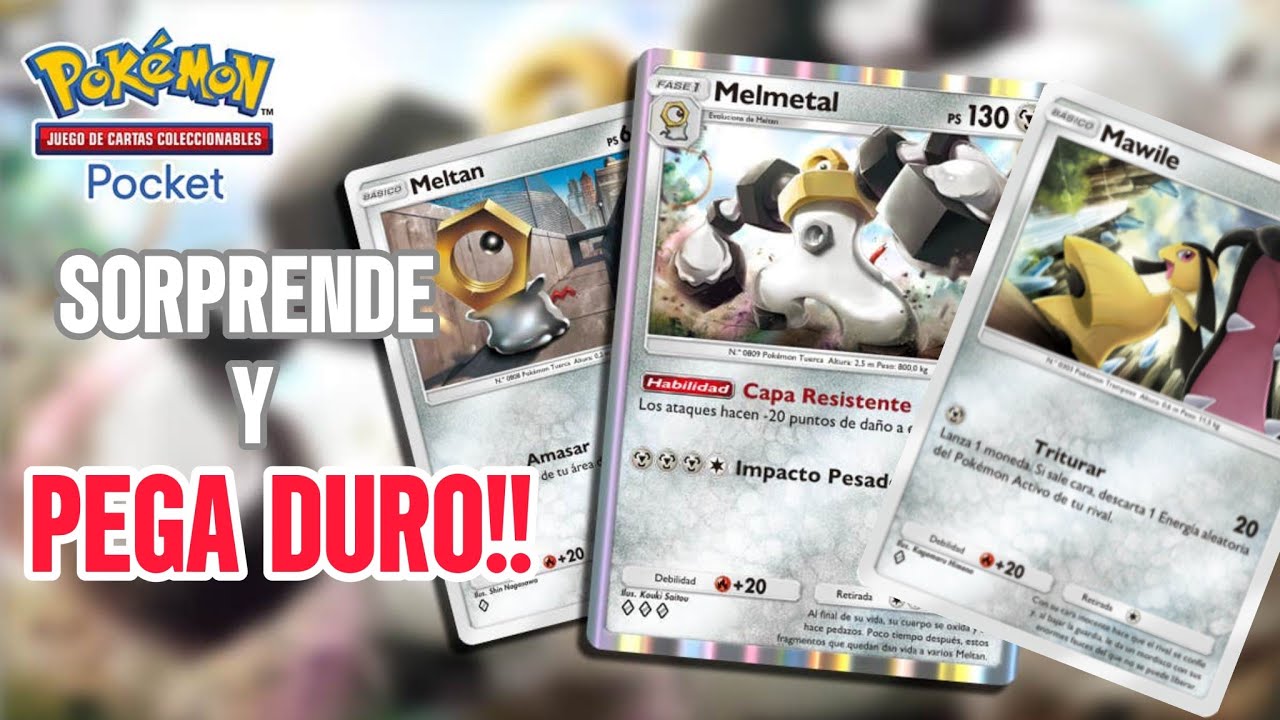 ¡MELMETAL SORPRENDRE & DESTROZA A LOS RIVALES CON ESTE MAZO! - Pokémon TCG Pocket