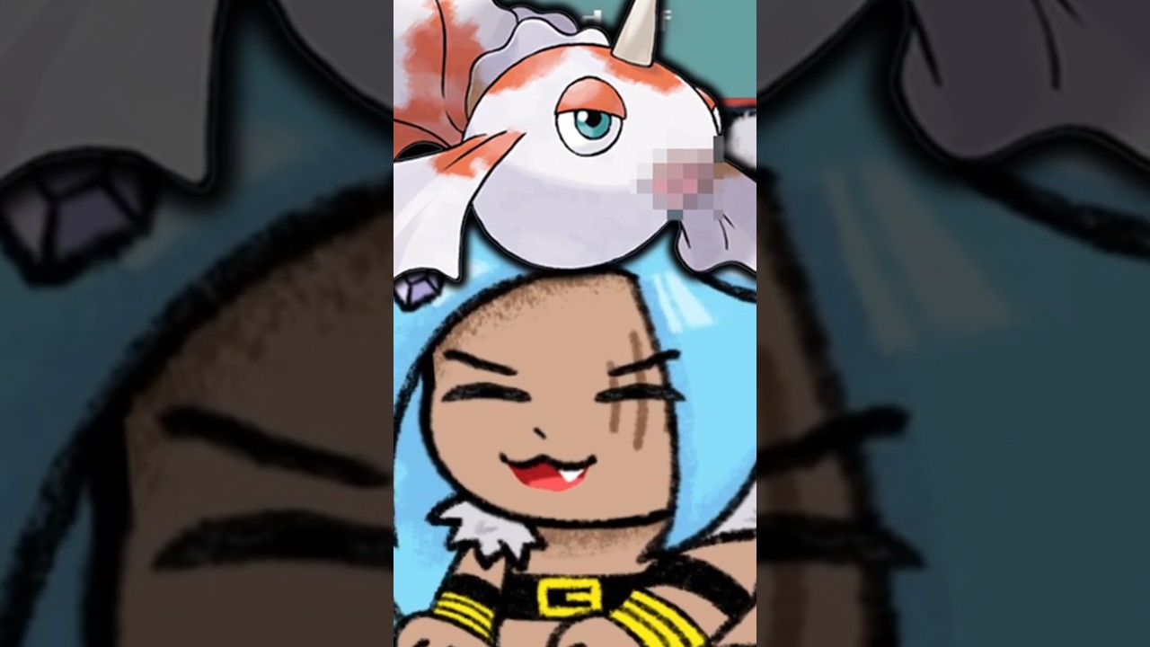 French Goldeen is... interesting | #vtuber #pokemon #clips