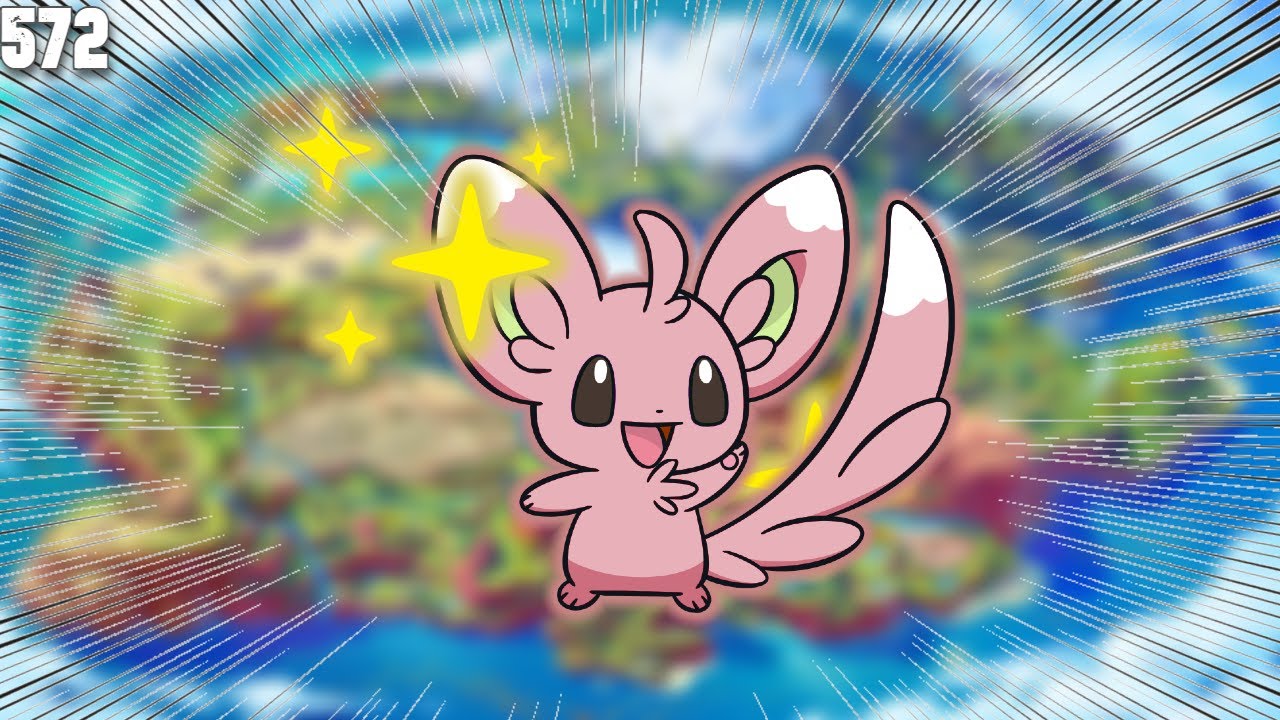 Shiny Minccino in Pokemon Scart and Violet