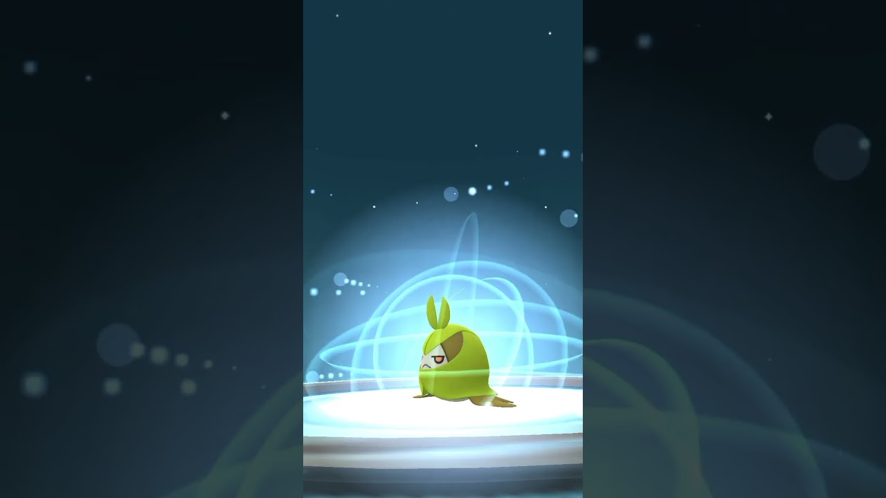 SHINY Sewaddle EVOLUTION LINE in POGO 💙 M