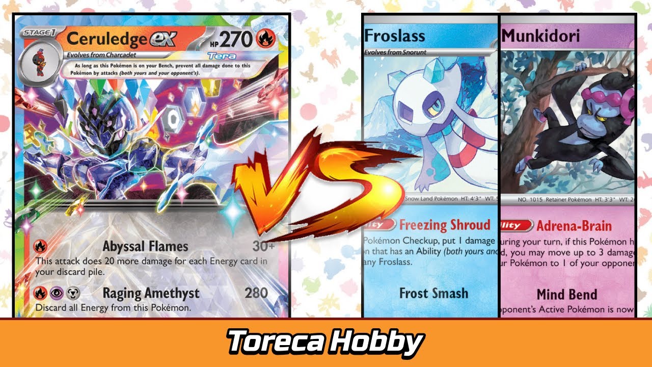 [ PTCG ] GYM Store Event 23JAN25 Ceruledge VS Froslass Munkidori