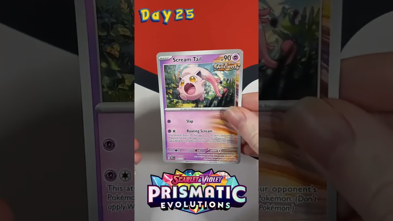 Day 25: Prismatic Evolutions is back by popular demand. #pokemon #pokemoncards #pokemontcg