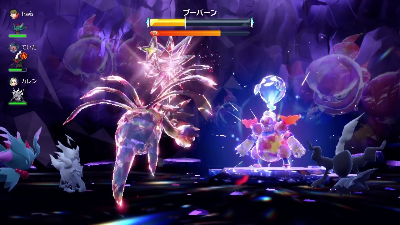 ポケモンSV／星6ブーバーンレイド対策①　サザンドラ（悪の波動、悪だくみ、バークアウト、挑発）