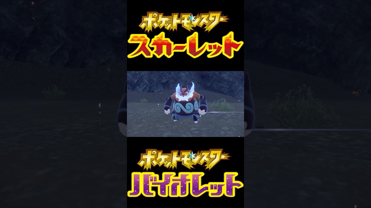 【ポケモンSV】レベボ入り色違いポカブ/チャオブー/エンブオー #shorts