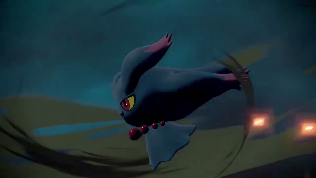 ポケモンレジェンズアルセウス進化シーン ムウマ Misdreavus ムウマージ Mismagius 197～198