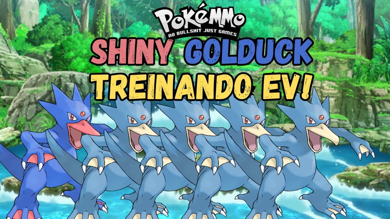 POKEMMO: SHINY GOLDUCK ENQUANTO TREINAVA EV! PRIMEIRA VEZ QUE ISSO ME ACONTECE!