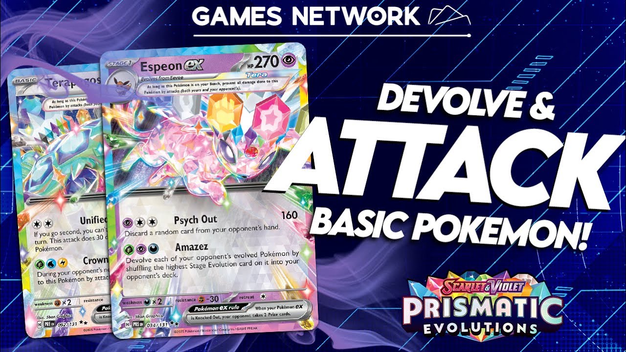 Devolve Your Opponent's Pokémon! - Espeon ex Deck Profile (Prismatic Evolutions) 🧚
