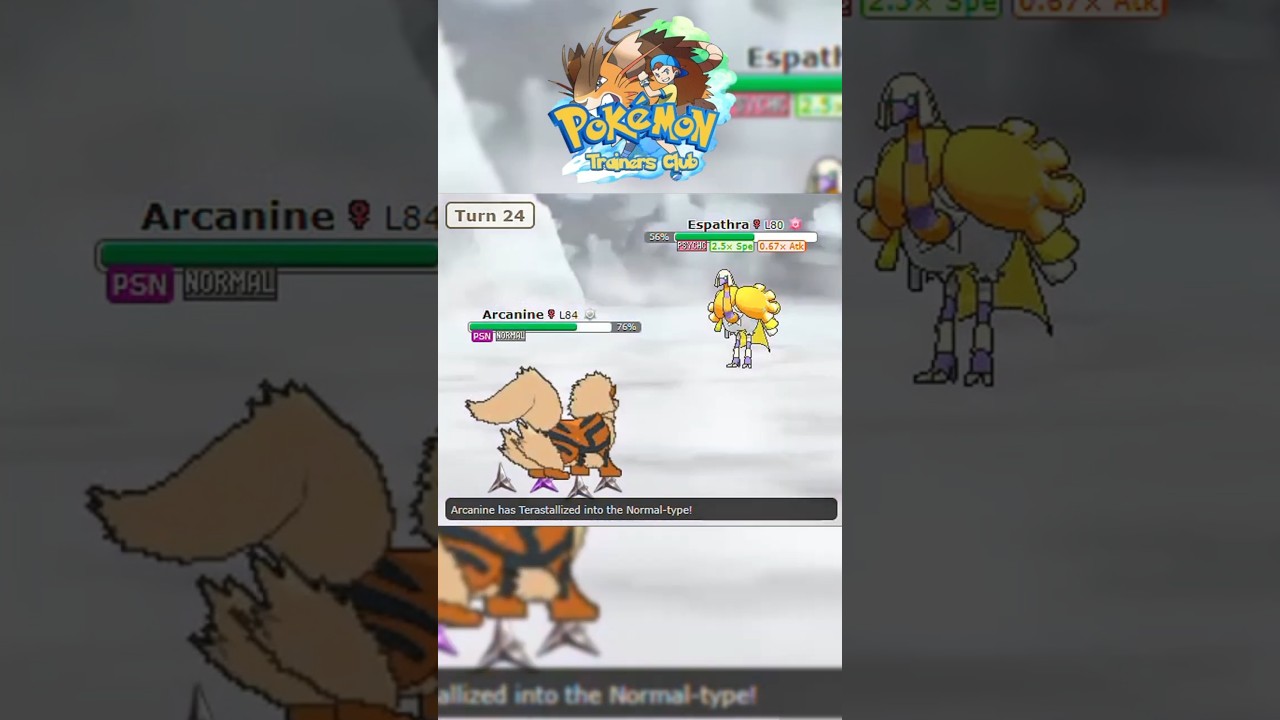 WHEN ARCANINE IS MY LAST POKEMON!!!