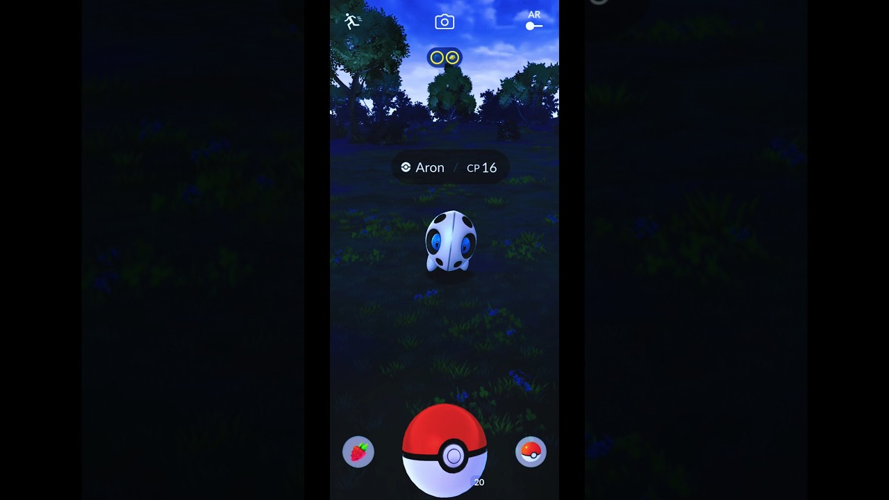 Catching Pokémon Aron - Pokemon GO Indonesia #Shorts #Aron #PokemonGOGameplay